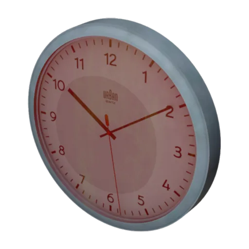 Wall Clock, a 3D model you can turn