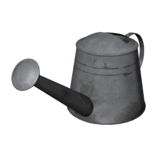 Watering Can Metal 01, a 3D model you can turn