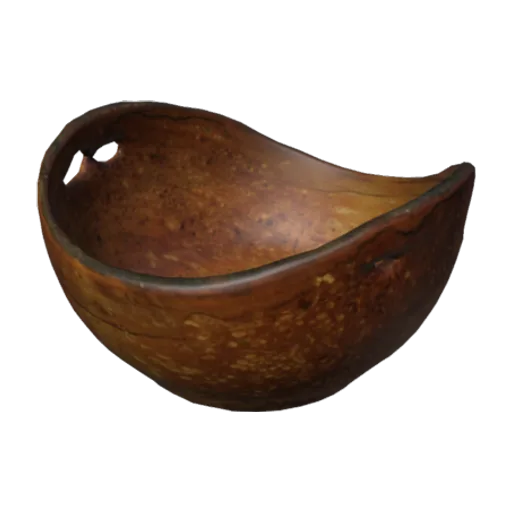 Wooden Bowl 02, a 3D model you can turn
