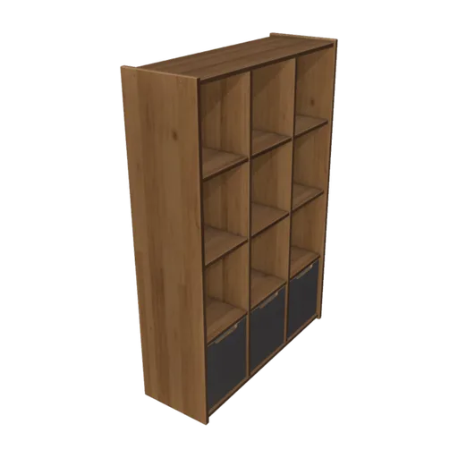 Wooden Display Shelves 01, a 3D model you can turn