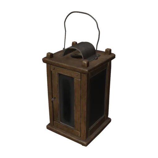 Wooden Lantern 01, a 3D model you can turn