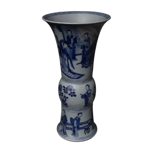 Beaker-shaped vase, from a five-piece garniture (F1980.190-.194), a 3D model you can turn