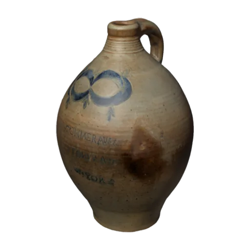 Stoneware jug created by Thomas Commeraw, a 3D model you can turn