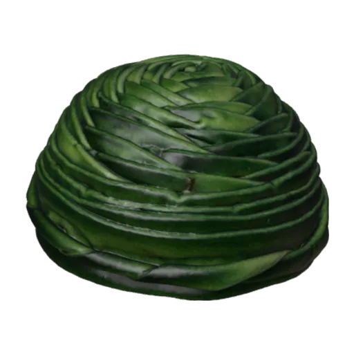 Green wrap hat made by Vanilla Beane, a 3D model you can turn