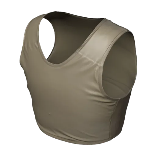 Chest binder worn by professional skateboarder Leo Baker, a 3D model you can turn