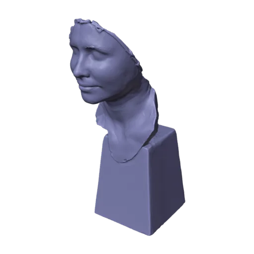 Helen Adams Keller, a 3D model you can turn