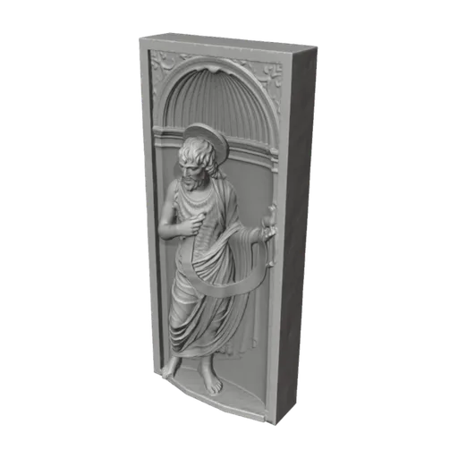 St. John the Baptist, a 3D model you can turn
