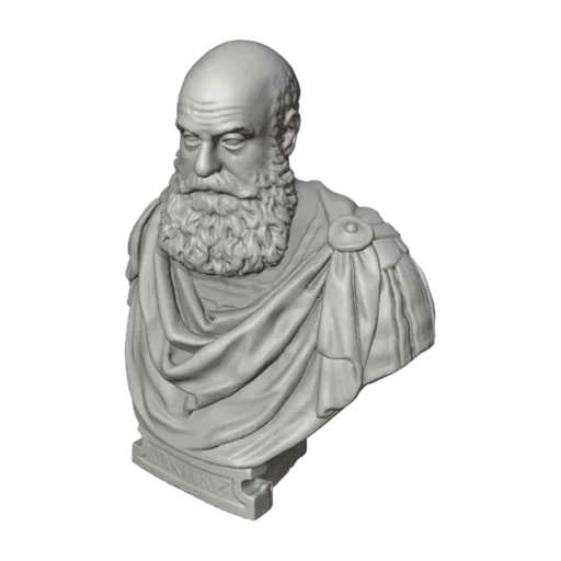 Bust of Marcantonio Ruzzini, a 3D model you can turn