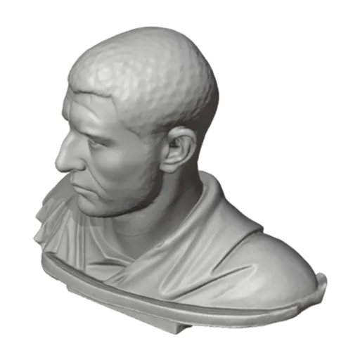 Portrait of Philip the Arab (emperor AD 244–249), a 3D model you can turn