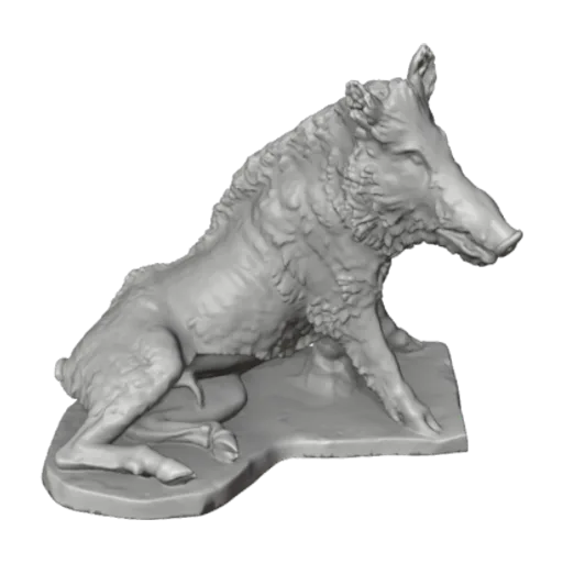 The Wild Boar, a 3D model you can turn