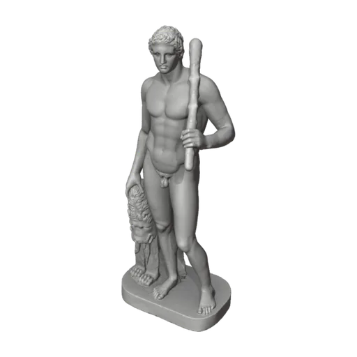 Standing man, the Lansdowne Herakles, a 3D model you can turn