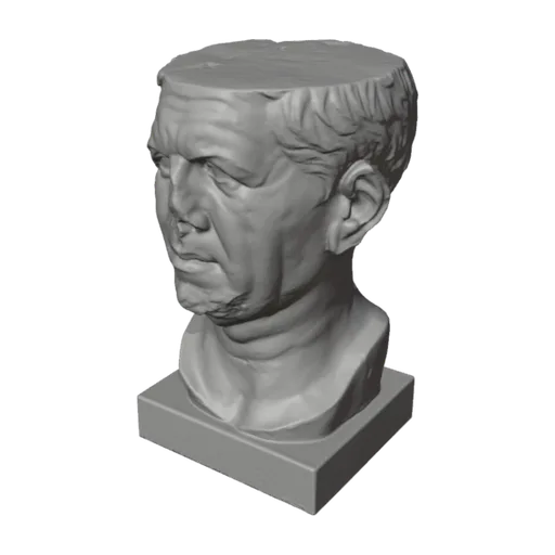 From the statue of a Roman general, a 3D model you can turn