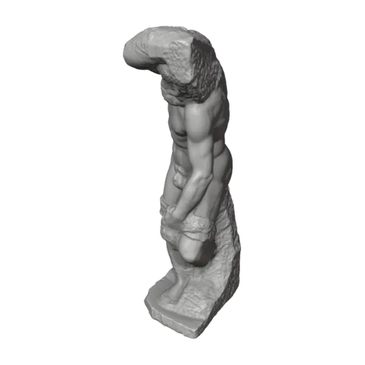 Bearded Prisoner, a 3D model you can turn