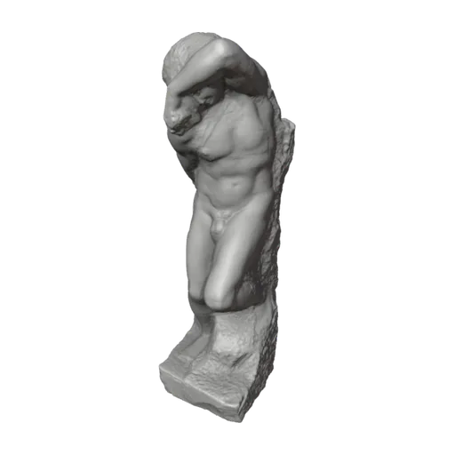 Young Prisoner, a 3D model you can turn