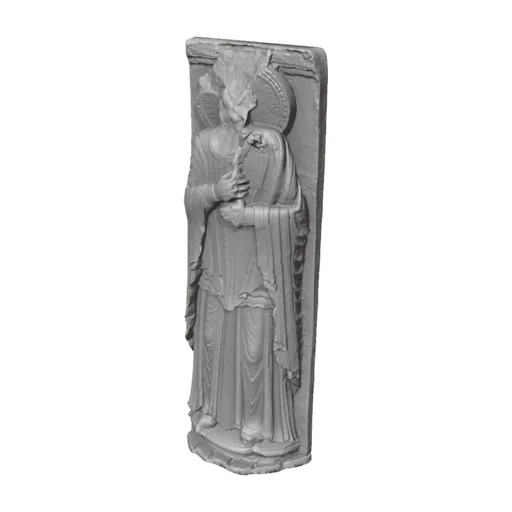 The Apostle James the Less with hands clasped, a 3D model you can turn