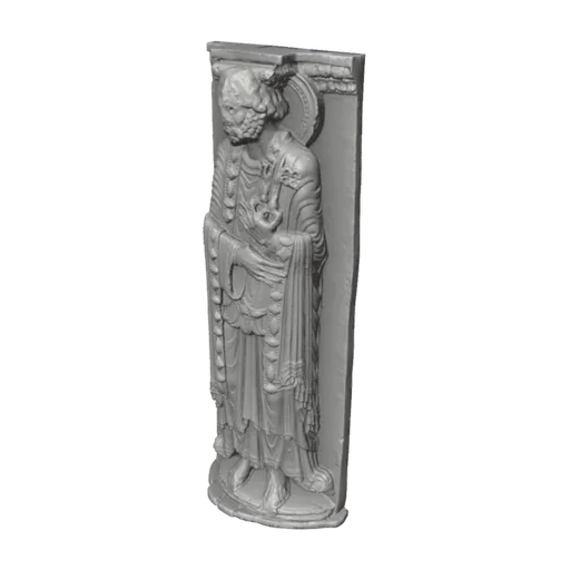 Plaster Cast of St. Peter, St. Gilles-du-Gard, France., a 3D model you can turn