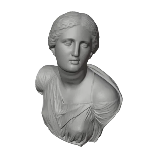 Bust from The Daughters of Niobe, a 3D model you can turn