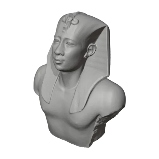 Portrait of Pharaoh Amasis (563–525 BC), a 3D model you can turn