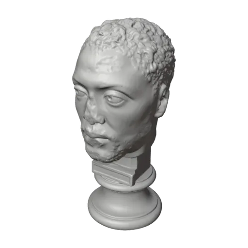 Memnon, pupil of Herodes Atticus, a 3D model you can turn